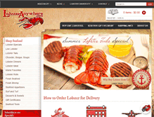 Tablet Screenshot of lobsteranywhere.com